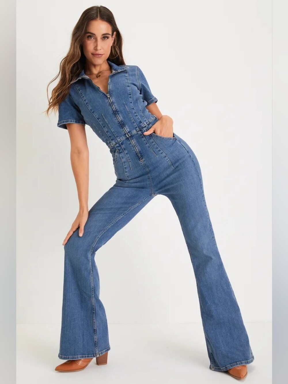 We The Free Jayde Flare Jumpsuit by Free People